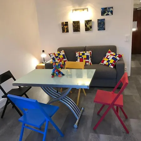 Studio 3* Vue Mer Parking Regina Et Golf Biarritz Exterior photo